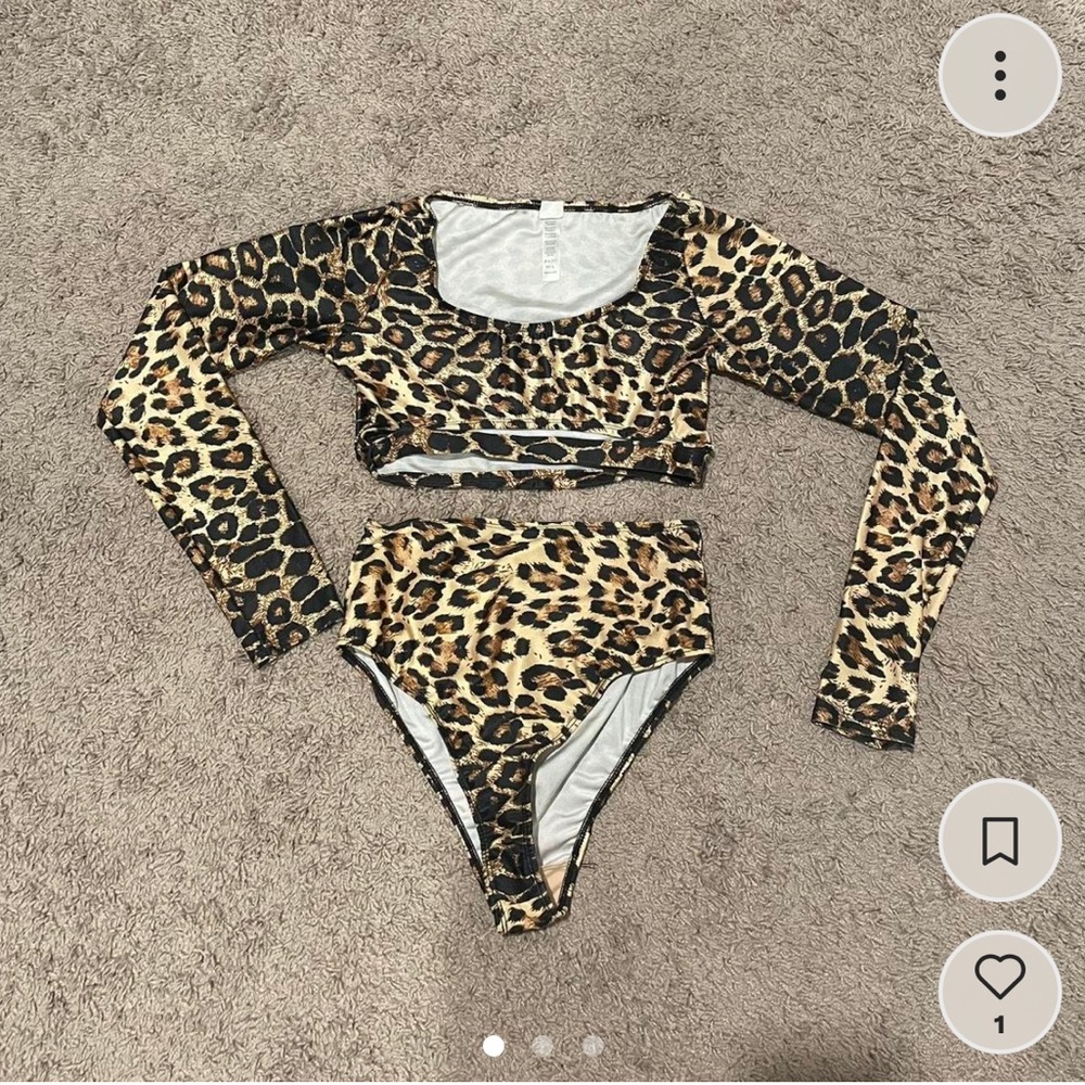 iHeart Raves Cheetah Two Piece set